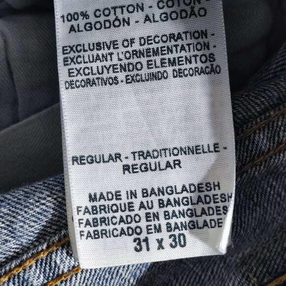 Signature by Levi Strauss jeans men's W31/L30 medium washed denim blue Regular - Picture 7 of 14